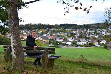 Karin vor Ort in Hilgert